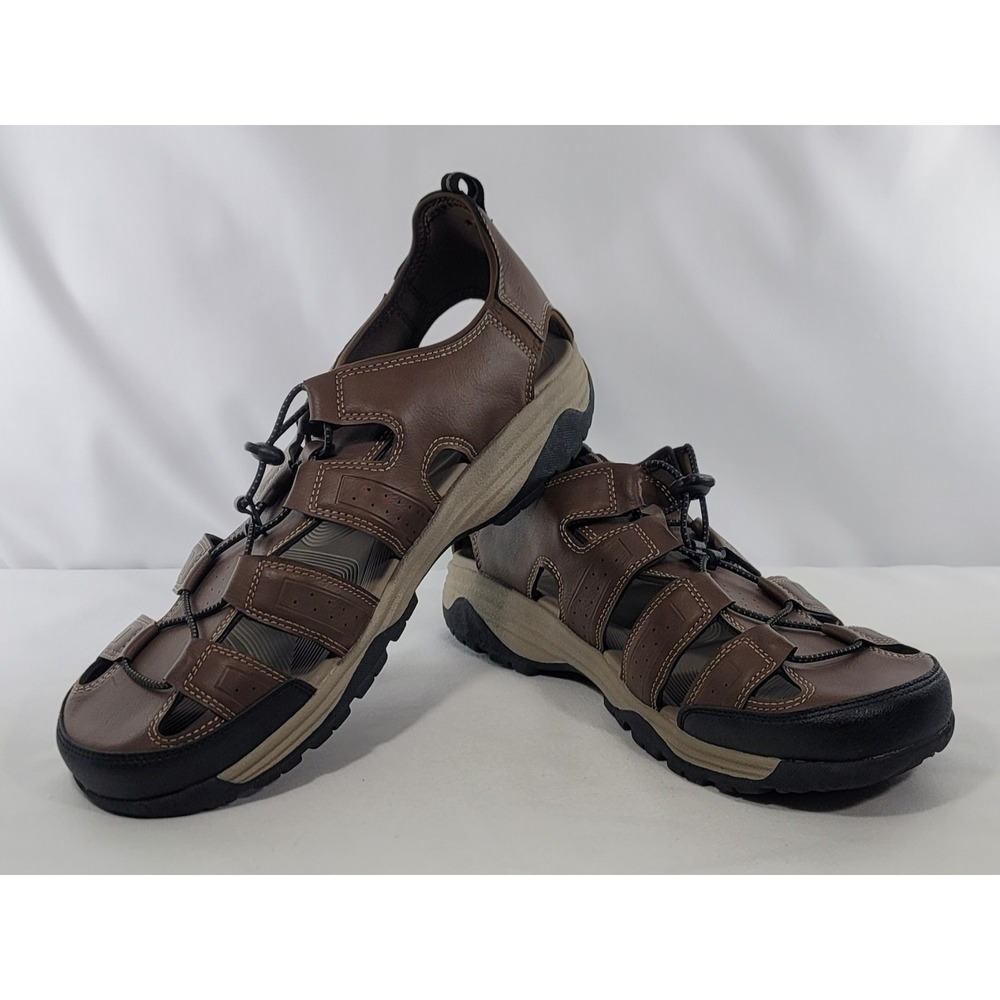 Ozark Trail Closed Toe Brown Adjustable Comfort Sock Rugged Outsole Size 13 NWOT